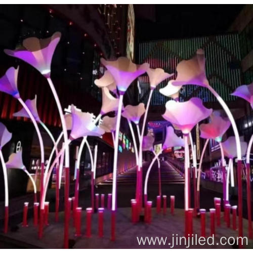 LED Morning Glory Shaped Light